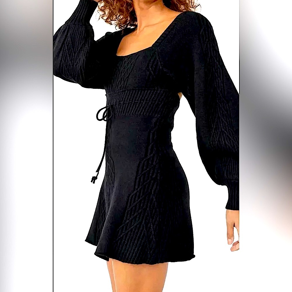 NWT Free People Emmaline Knit Minidress